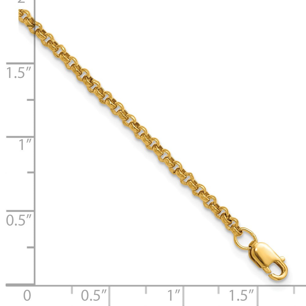 FJC Finejewelers 14 kt Yellow Gold Filled 1/20 Filled Bracelet 6.5 Inches x 2.5mm with 1 in extension