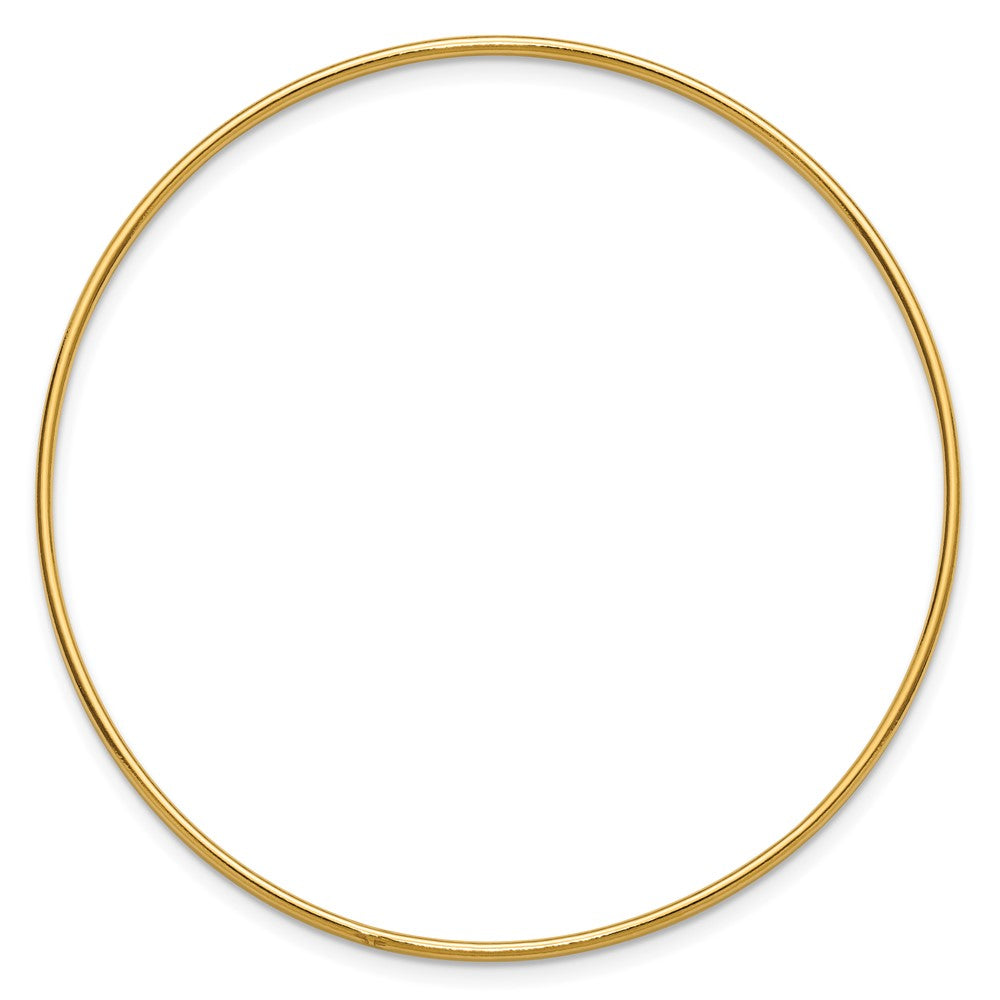 FJC Finejewelers 14 kt Yellow Gold Filled 1/20 Filled 1.30mm Wire Stacking Bangle 1.3 mm