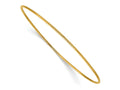 FJC Finejewelers 14 kt Yellow Gold Filled 1/20 Filled 1.30mm Wire Stacking Bangle 1.3 mm