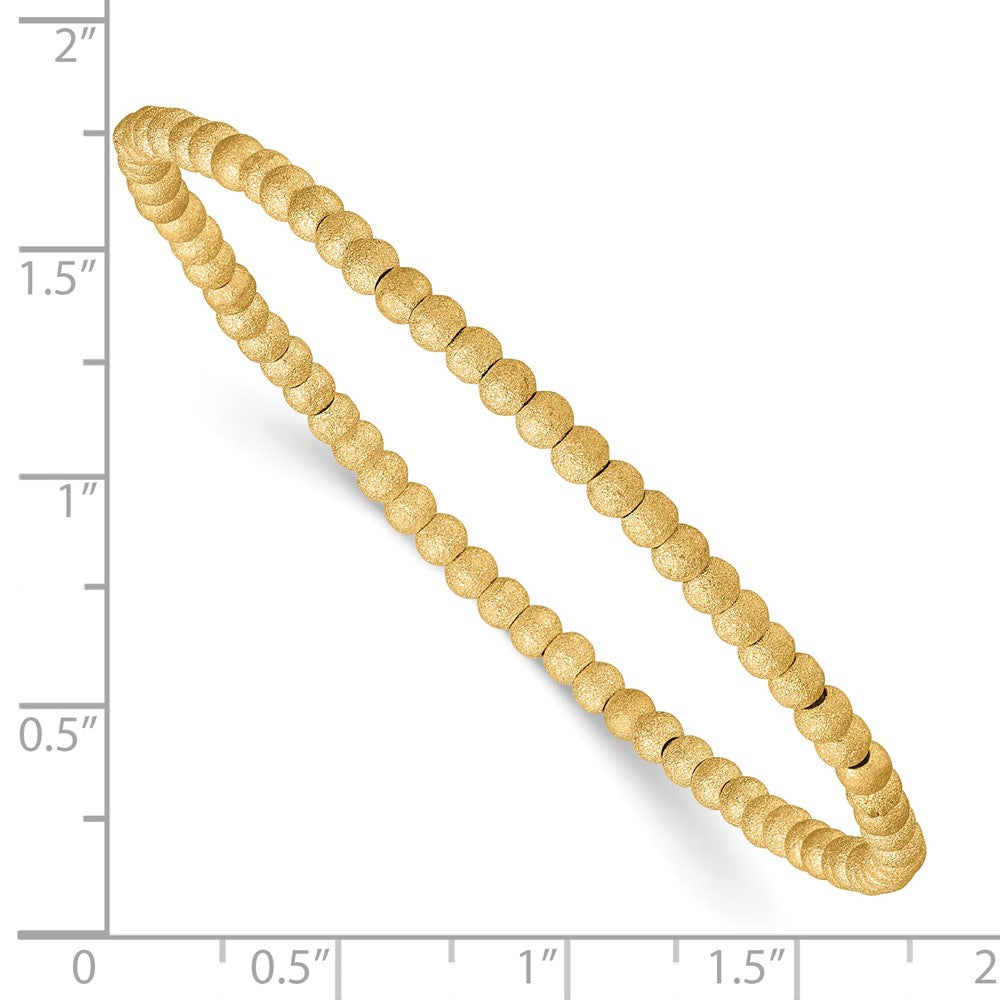 FJC Finejewelers 14 kt Yellow Gold Filled Adjustable and Stretch and Wrap Stardust Bracelet 3mm x 7 inch