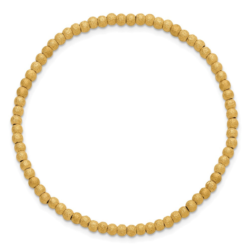 FJC Finejewelers 14 kt Yellow Gold Filled Adjustable and Stretch and Wrap Stardust Bracelet 3mm x 7 inch