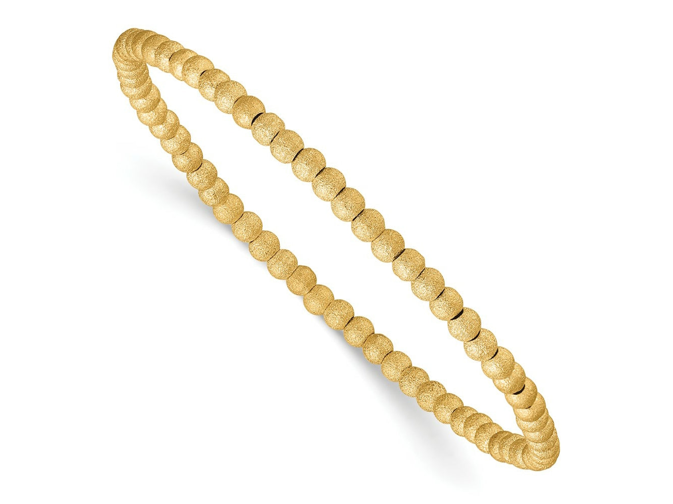 FJC Finejewelers 14 kt Yellow Gold Filled Adjustable Stretch Wrap 1/20 Filled Stardust 3.0mm x 6.5in Bracelet