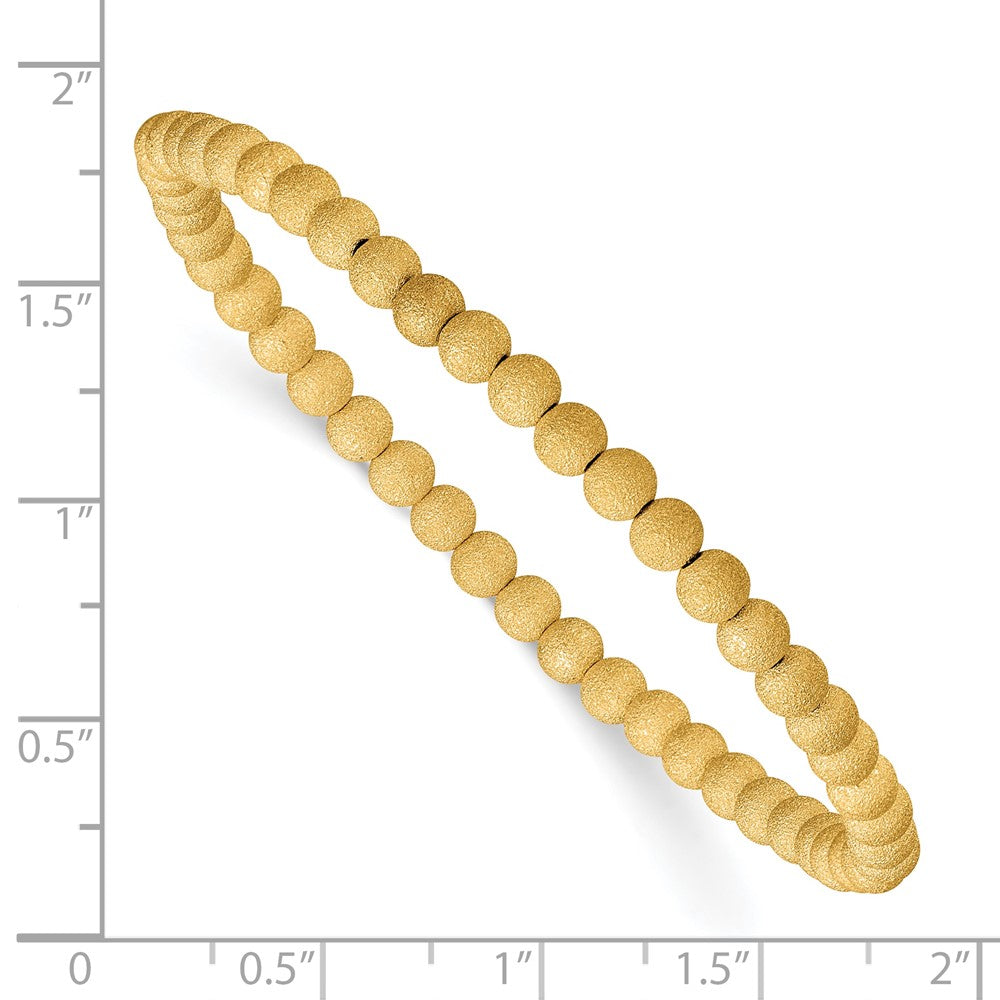 FJC Finejewelers 14 kt Yellow Gold Filled Adjustable Stretch Wrap Stardust 4.0mm 7in Bracelet