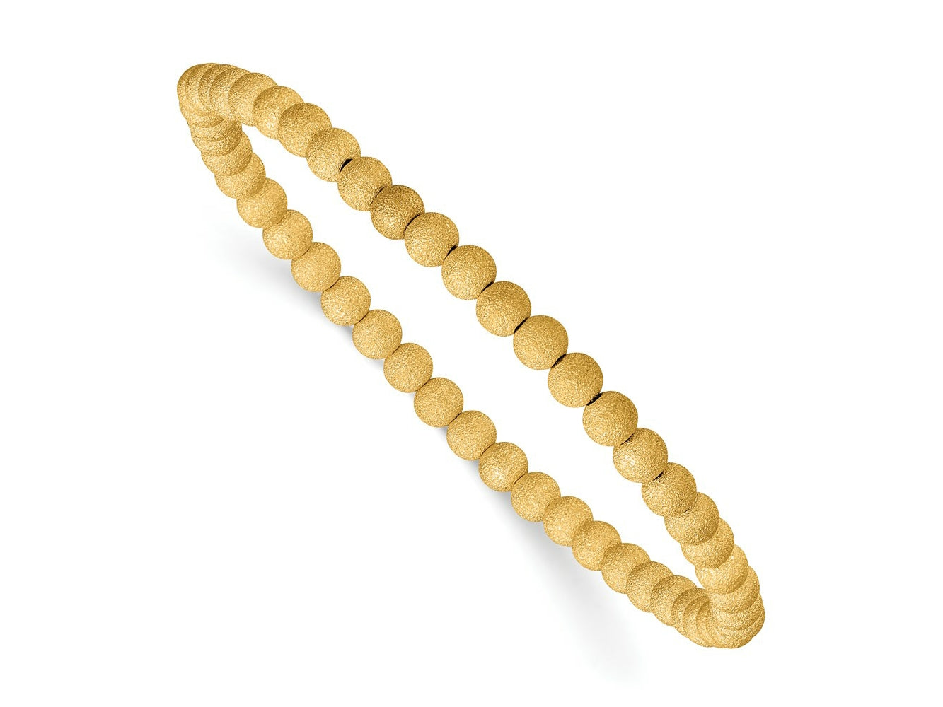 FJC Finejewelers 14 kt Yellow Gold Filled Adjustable Stretch Wrap Stardust 4.0mm 7in Bracelet