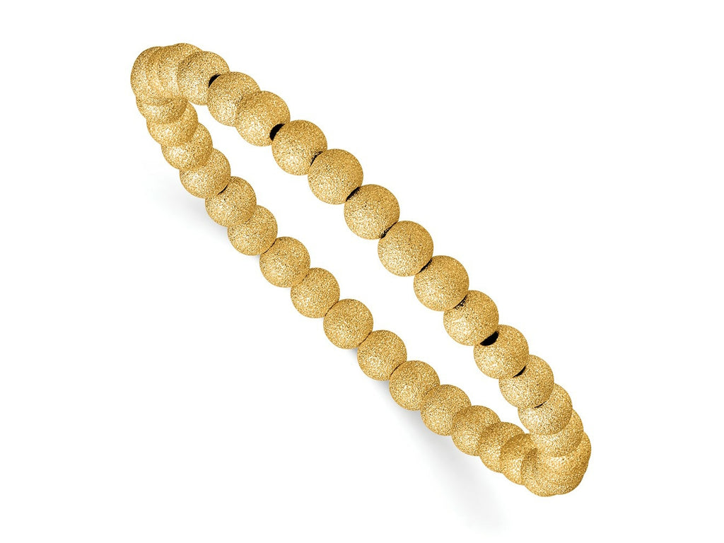 FJC Finejewelers 14 kt Yellow Gold Filled Adjustable Stretch Wrap Stardust 5.0mm 6.in Bracelet