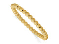 FJC Finejewelers 14 kt Yellow Gold Filled Adjustable Stretch Wrap Stardust 5.0mm 6.in Bracelet