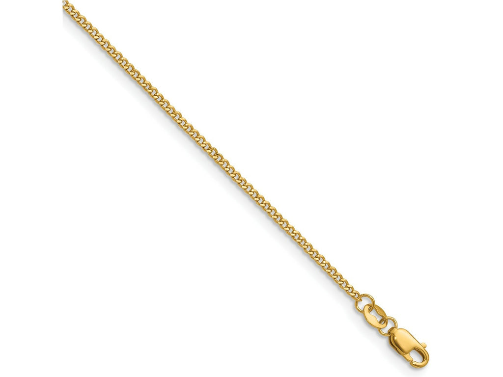 FJC Finejewelers 14 kt Yellow Gold Filled 1/20 Filled Curb with Lobster Chain 20 Inches x 1.5 mm