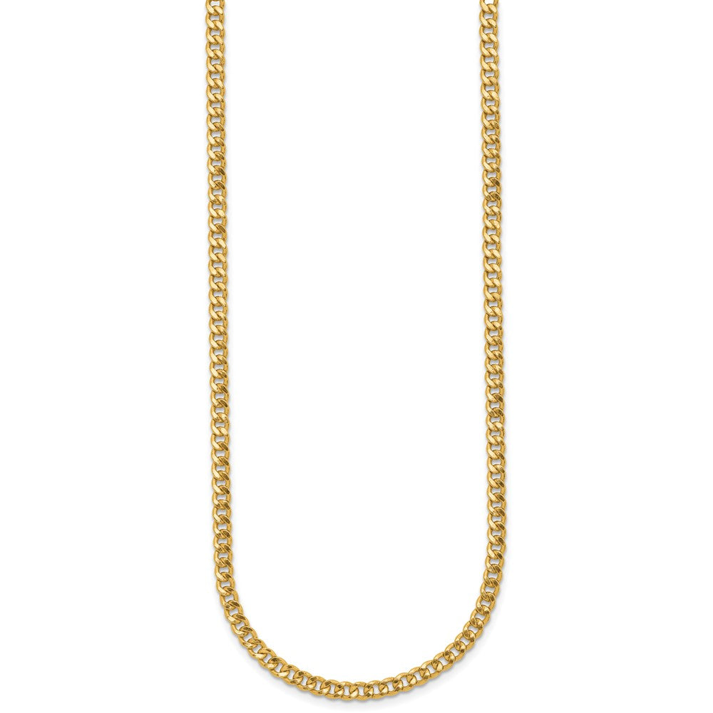 FJC Finejewelers 14 kt Yellow Gold 1/20 Filled 3.50mm Curb with Lobster Clasp Chain 16 Inches x 3.5 mm