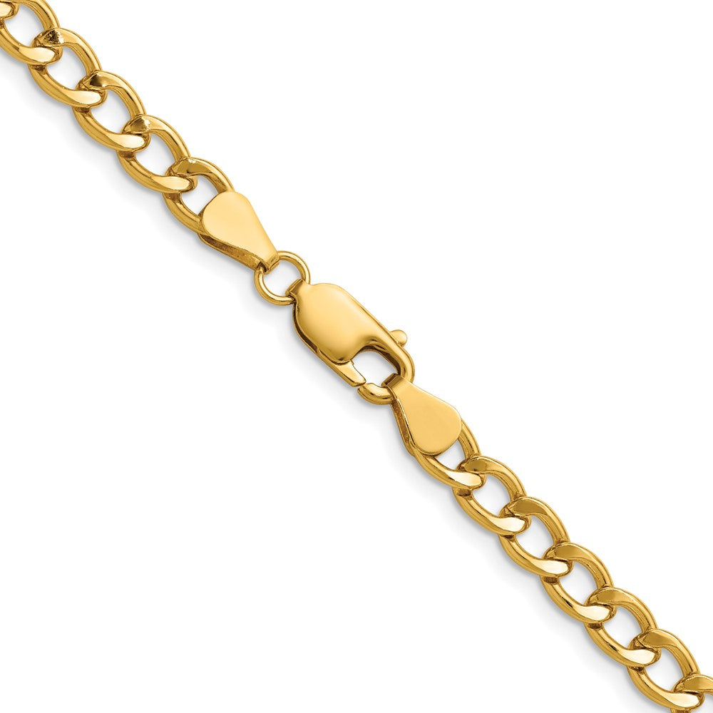FJC Finejewelers 14 kt Yellow Gold 1/20 Filled Curb with Lobster Clasp Chain 16 Inches x 5.25 mm