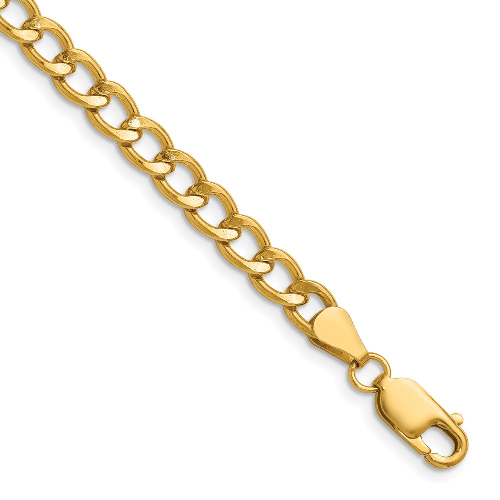 FJC Finejewelers 14 kt Yellow Gold 1/20 Filled Curb with Lobster Clasp Chain 16 Inches x 5.25 mm