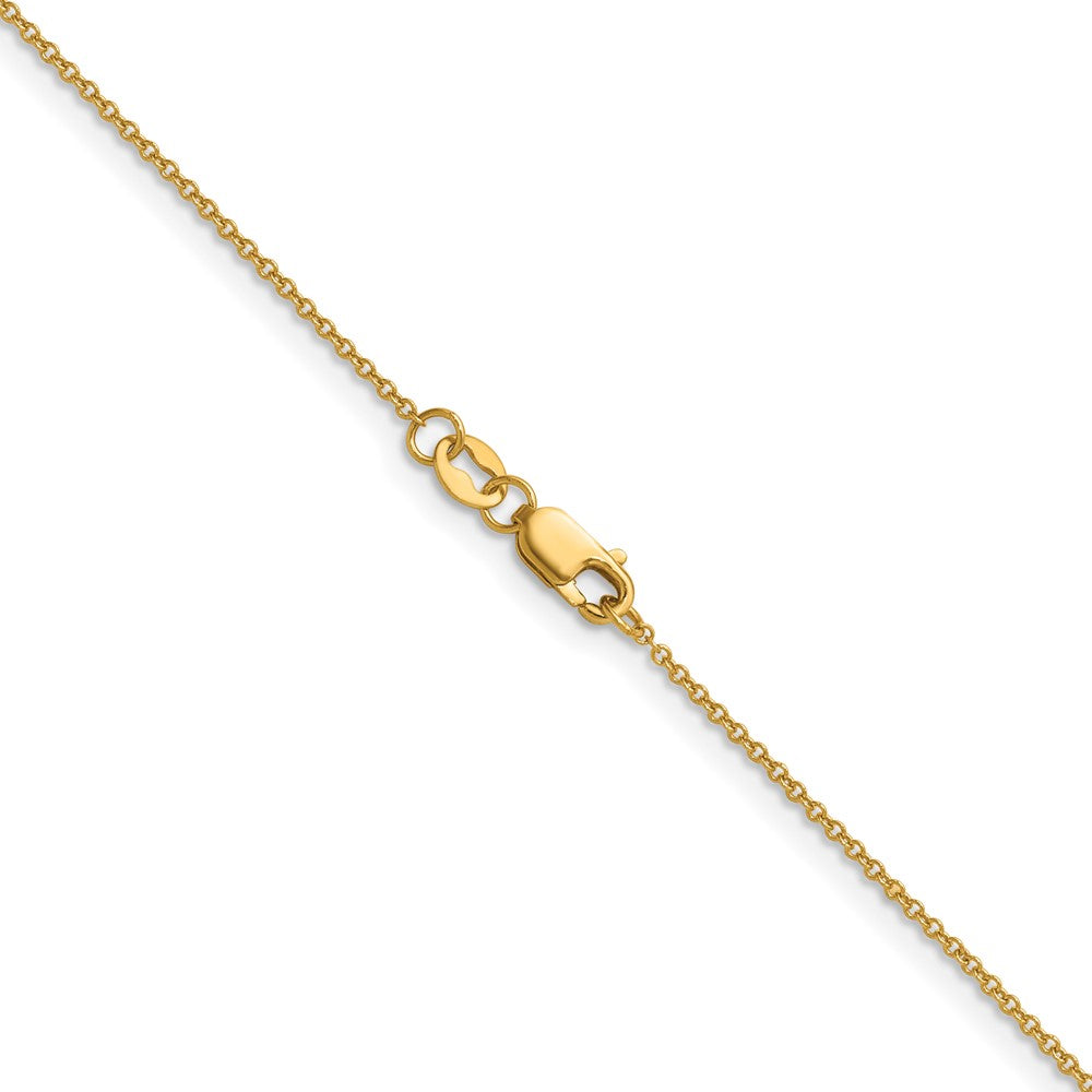 FJC Finejewelers 14 kt Yellow Gold Filled 1/20 Filled Cable with Lobster Clasp Carded Chain 20 Inches x 1.15 mm