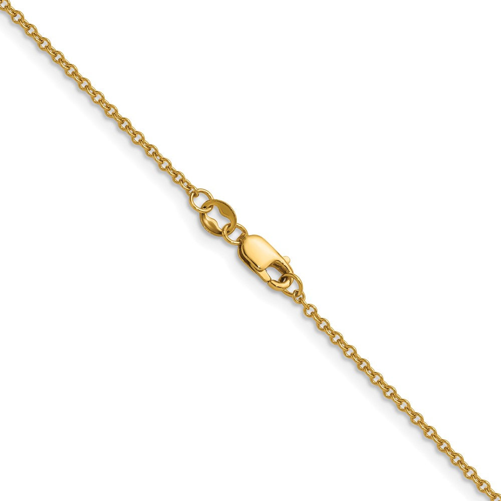 FJC Finejewelers 14 kt Yellow Gold Filled 1/20 Filled Cable with Lobster Clasp Chain 20 Inches x 1.6 mm