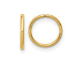 FJC Finejewelers 14 kt Yellow Gold Filled 1/20 Filled Sleeper Hoop Earrings 10 mm x 1mm