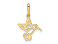 FJC Finejewelers 14 kt Yellow Gold Madi K Hummingbird Charm 11 mm