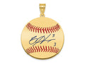 FJC Finejewelers Gold Plated Silver Bryce Harper MLBPA Signature Epoxy Charm 33 x 25 mm
