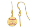FJC Finejewelers Gold Plated Silver Nolan Arenado MLBPA Signature Epoxy Earrings 31 x 12 mm