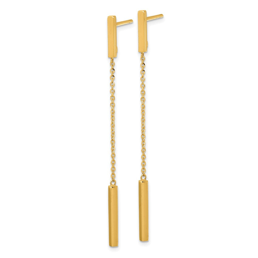 FJC Finejewelers 14 kt Yellow Gold Polished Post Dangle Earrings