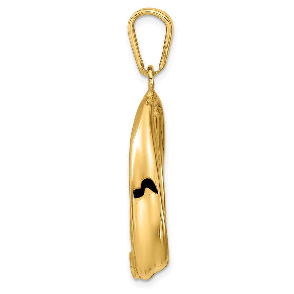 FJC Finejewelers 14 kt Yellow Gold Pear Shapred Polished Charm