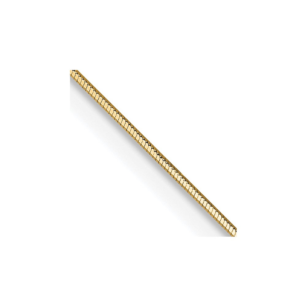 FJC Finejewelers 14 kt Yellow Gold .5 Octagonal Snake Chain 16 Inches x 0 mm