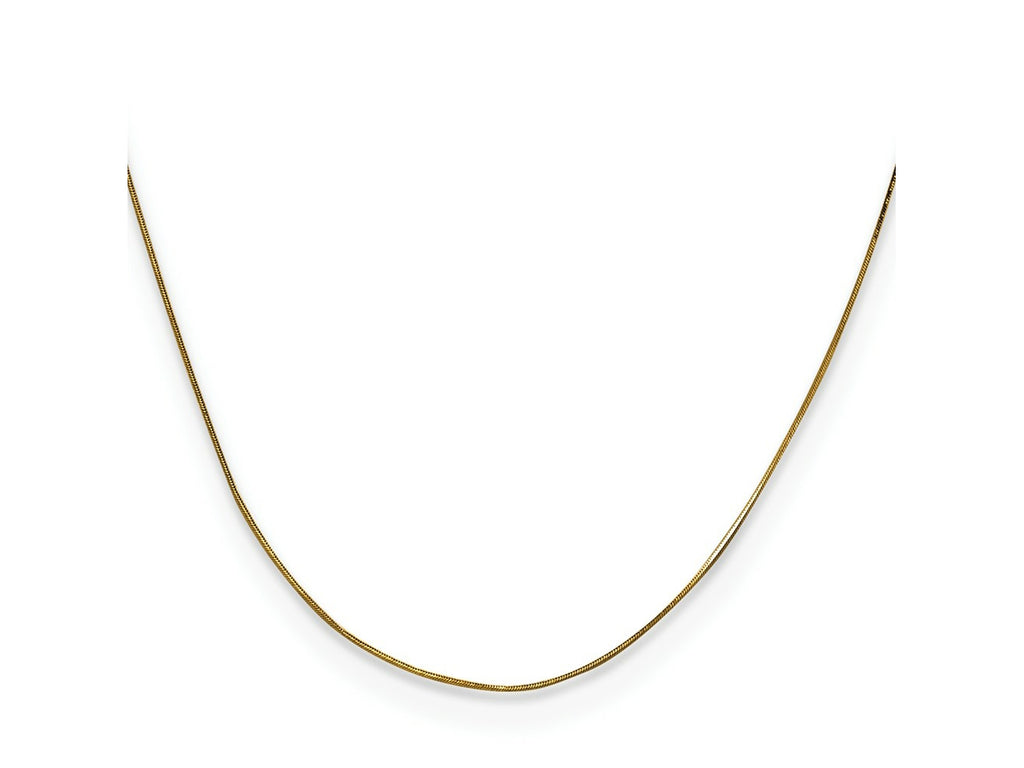 FJC Finejewelers 14 kt Yellow Gold .5 Octagonal Snake Chain 16 Inches x 0 mm