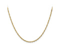 FJC Finejewelers 14 kt Yellow Gold 1.70mm Singapore Chain 22 Inches x 1.7 mm