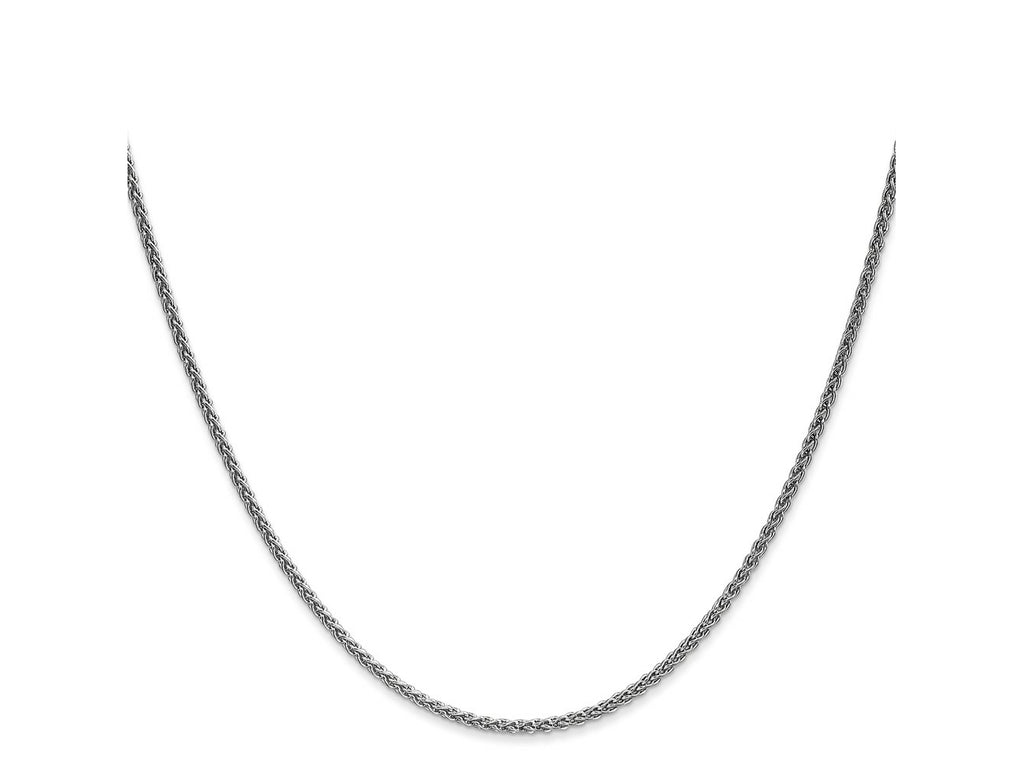 FJC Finejewelers 14 kt White Gold WG Spiga Chain 22 Inches x 1.7 mm