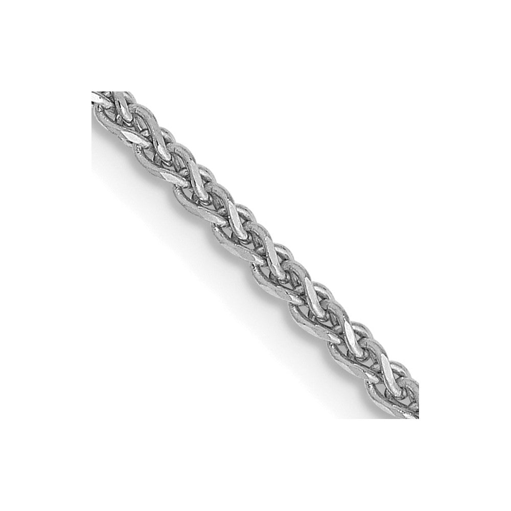 FJC Finejewelers 14 kt White Gold WG Bright Cut Spiga Chain 26 Inches x 1.7 mm