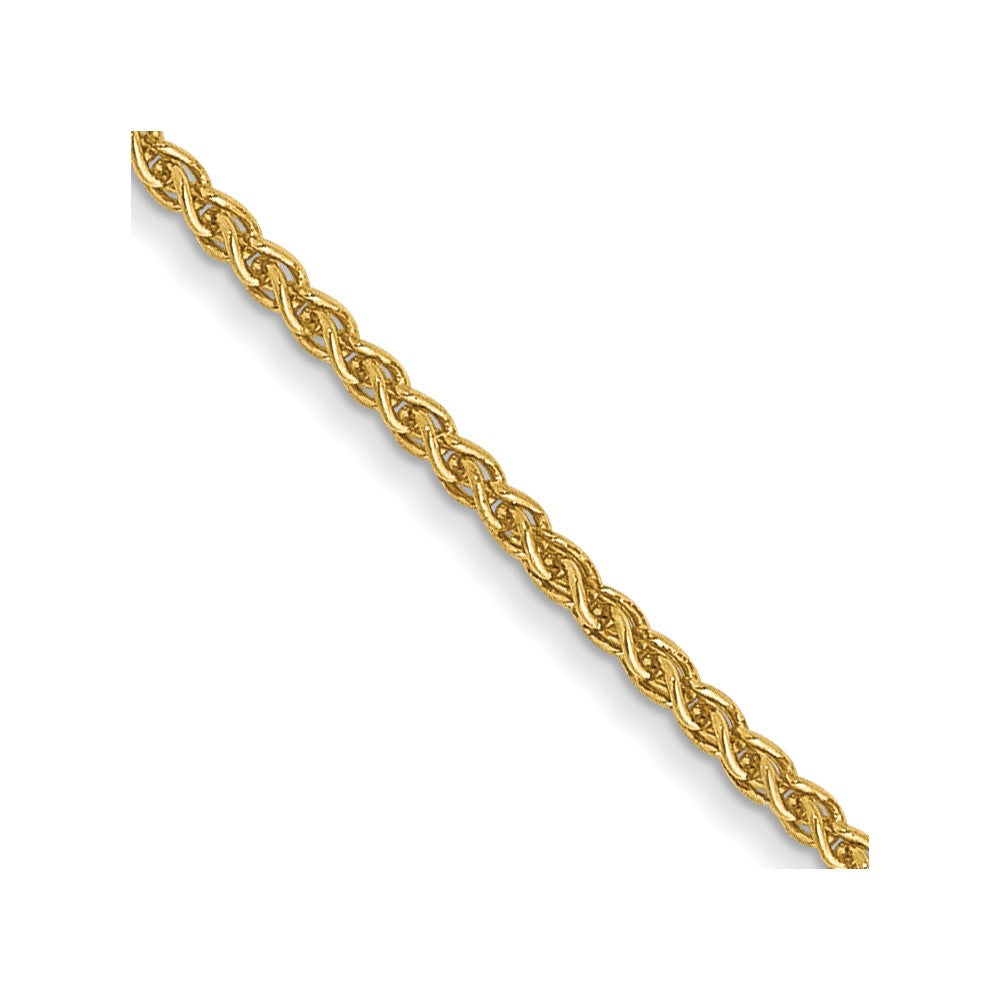 FJC Finejewelers 14 kt Yellow Gold Spiga with Lobster Clasp Chain 26 Inches x 1.05 mm