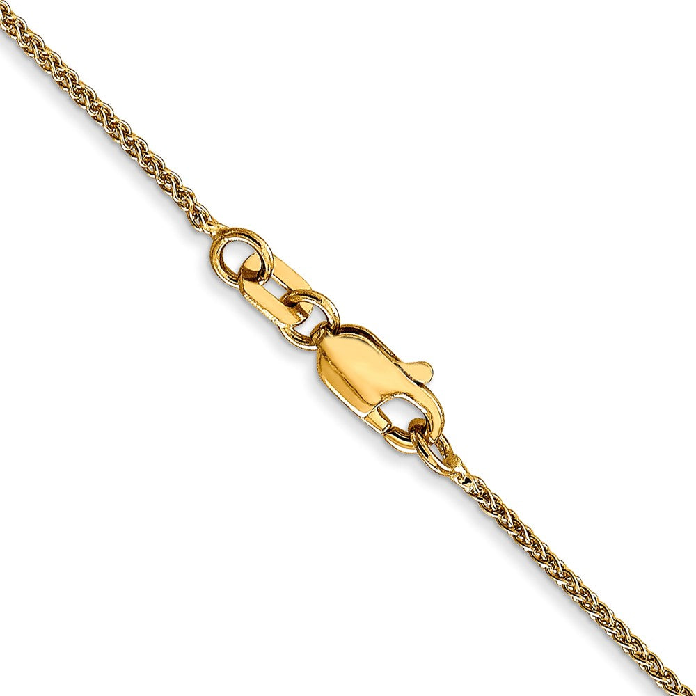 FJC Finejewelers 14 kt Yellow Gold Spiga with Lobster Clasp Chain 26 Inches x 1.05 mm