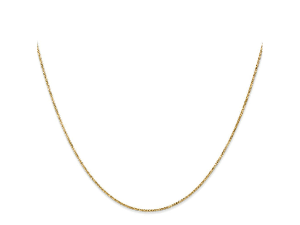 FJC Finejewelers 14 kt Yellow Gold Spiga with Lobster Clasp Chain 26 Inches x 1.05 mm