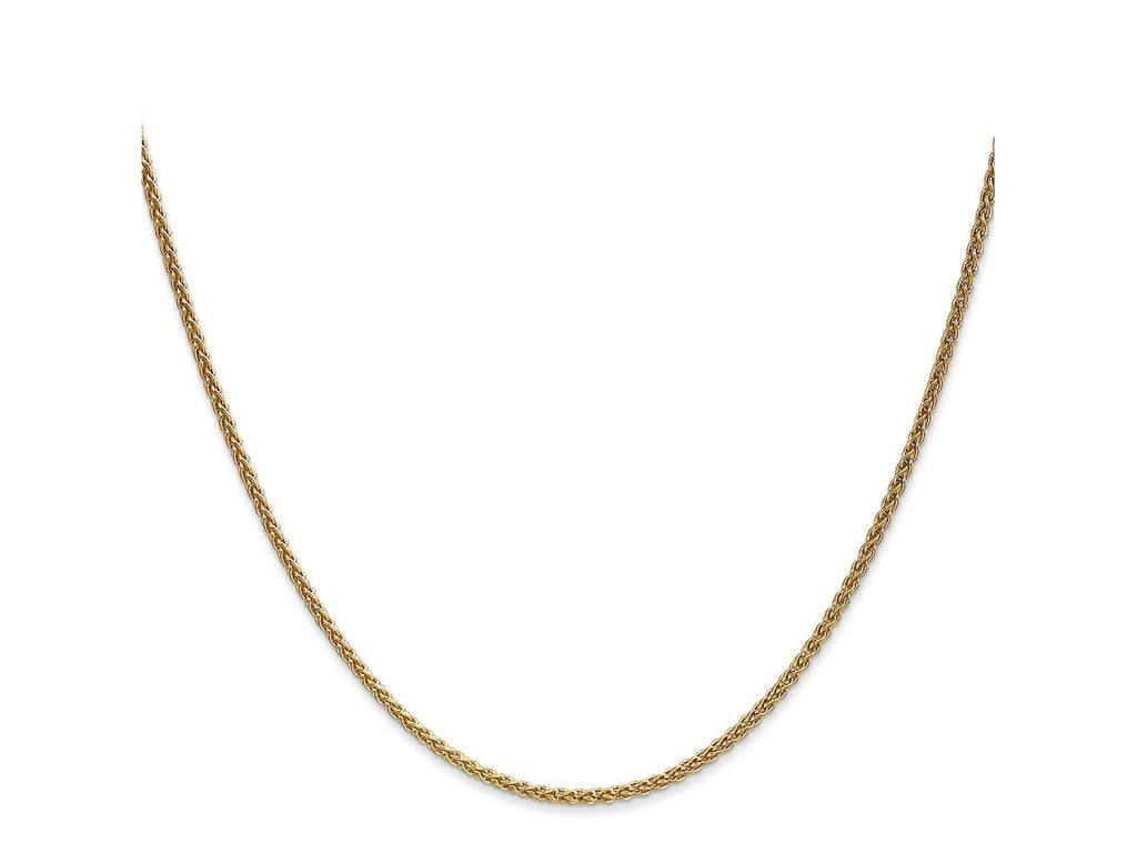 FJC Finejewelers 14 kt Yellow Gold Spiga Chain 26 Inches x 1.7 mm
