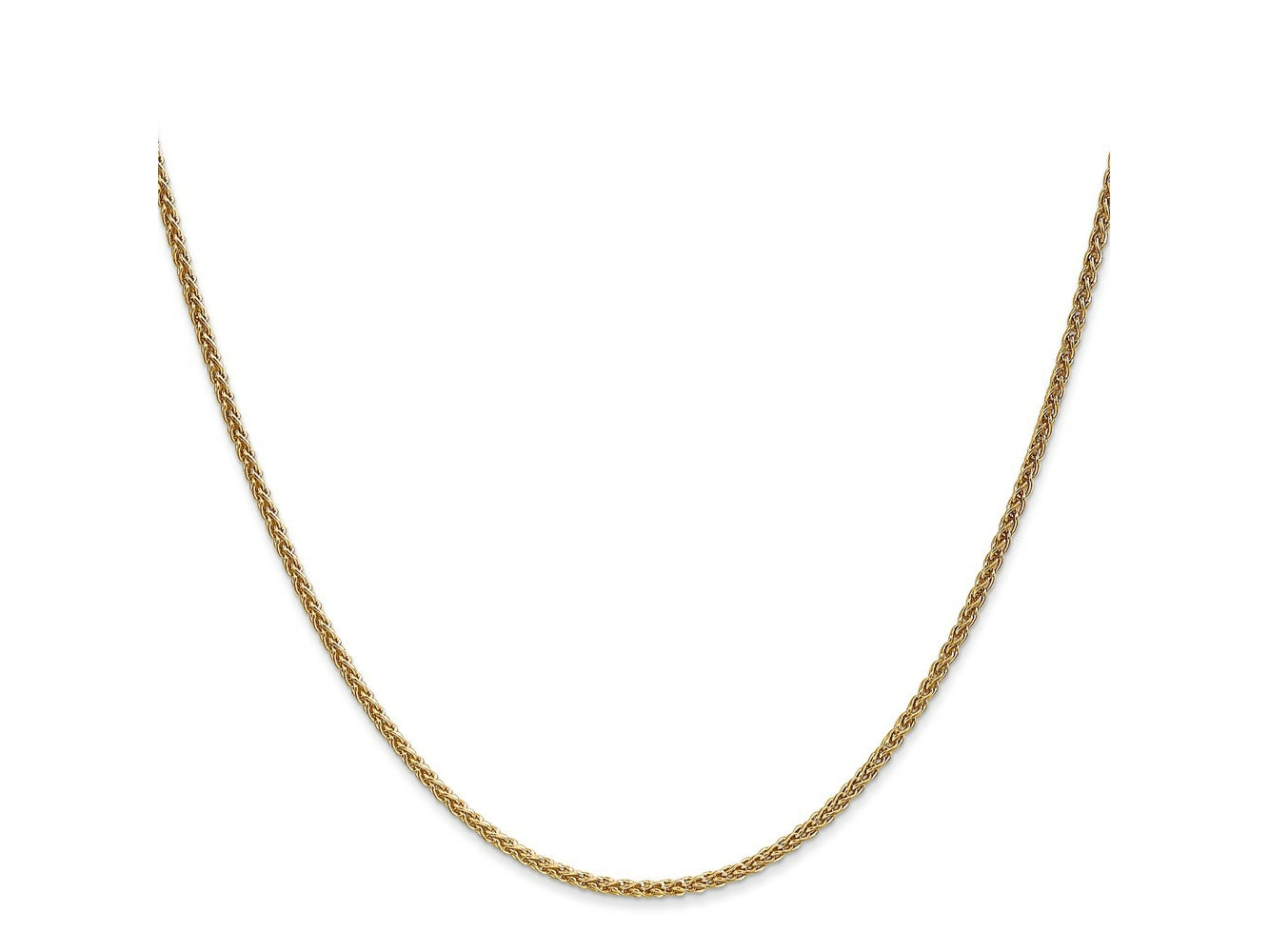 FJC Finejewelers 14 kt Yellow Gold Spiga Chain 26 Inches x 1.7 mm