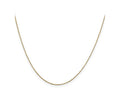 FJC Finejewelers 14 kt Yellow Gold Bright Cut Round Open Link Cable Chain 22 Inches x 0.6 mm