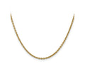 FJC Finejewelers 14 kt Yellow Gold Forzantine Cable Chain 26 Inches x 2.2 mm