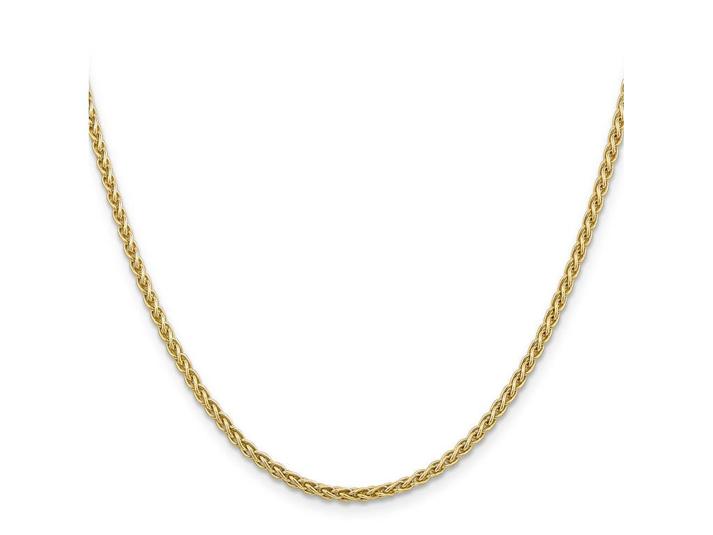 FJC Finejewelers 14 kt Yellow Gold Spiga Chain 26 Inches x 2.8 mm