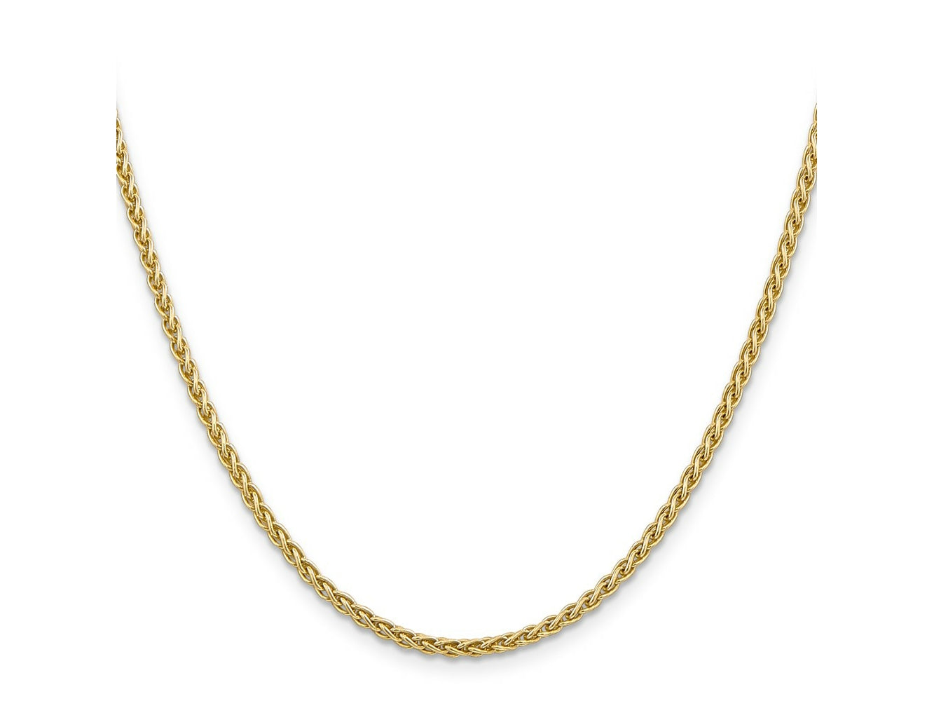 FJC Finejewelers 14 kt Yellow Gold Spiga Chain 26 Inches x 2.8 mm