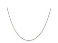 FJC Finejewelers 14 kt White Gold Round Open Link Cable Chain 13 Inches x 0.75 mm