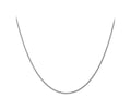 FJC Finejewelers 14 kt White Gold Bright Cut Spiga with Lobster Clasp Chain 26 Inches x 1.05 mm