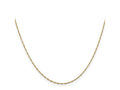 FJC Finejewelers 14 kt Yellow Gold Singapore Bracelet Chain 5.5 Inches x 1 mm