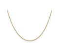 FJC Finejewelers 14 kt Yellow Gold Cable Chain 14 Inches x 1.2 mm