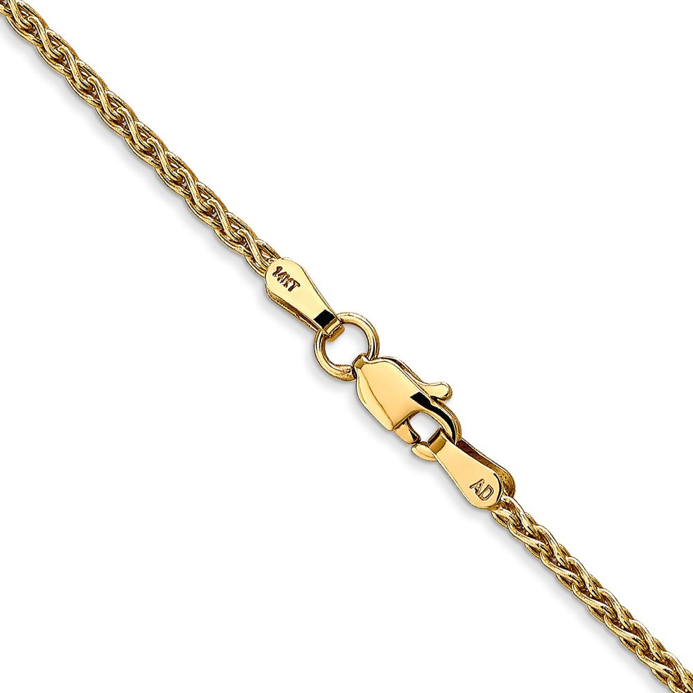 FJC Finejewelers 14 kt Yellow Gold Spiga Parisian Wheat Chain 26 Inches x 1.75 mm