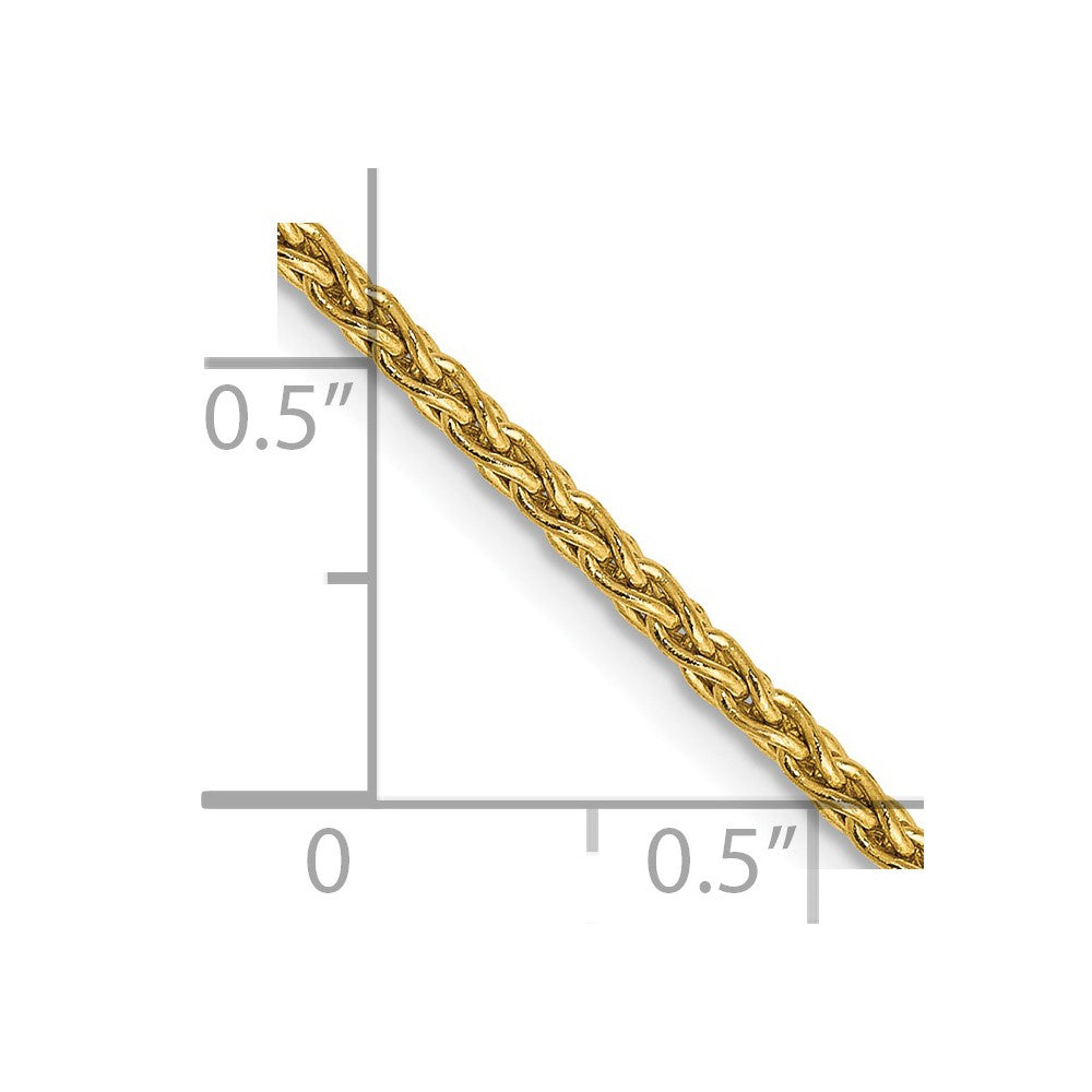 FJC Finejewelers 14 kt Yellow Gold Spiga Parisian Wheat Chain 26 Inches x 1.75 mm