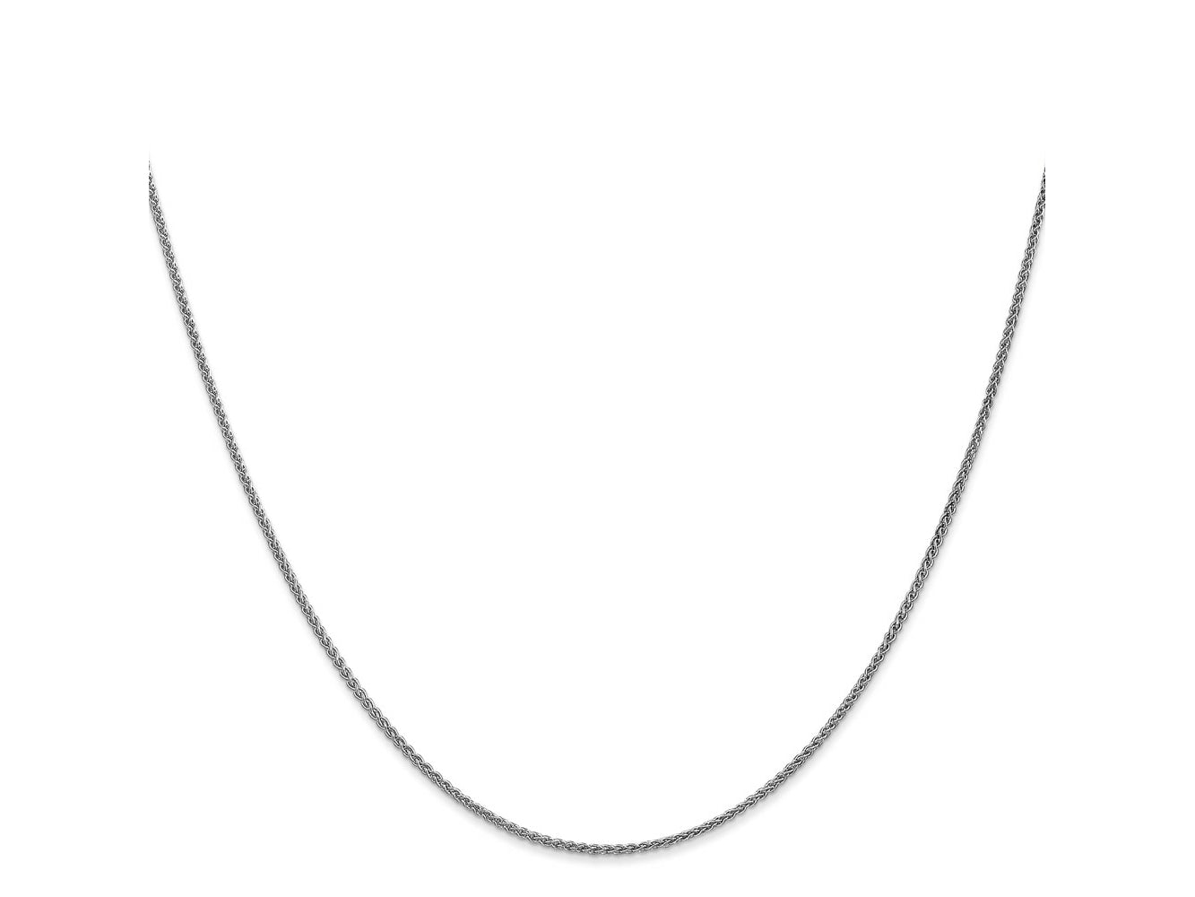 FJC Finejewelers 14 kt White Gold WG Spiga Chain 26 Inches x 1.25 mm