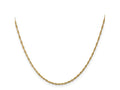 FJC Finejewelers 14 kt Yellow Gold Singapore Chain 22 Inches x 1.4 mm