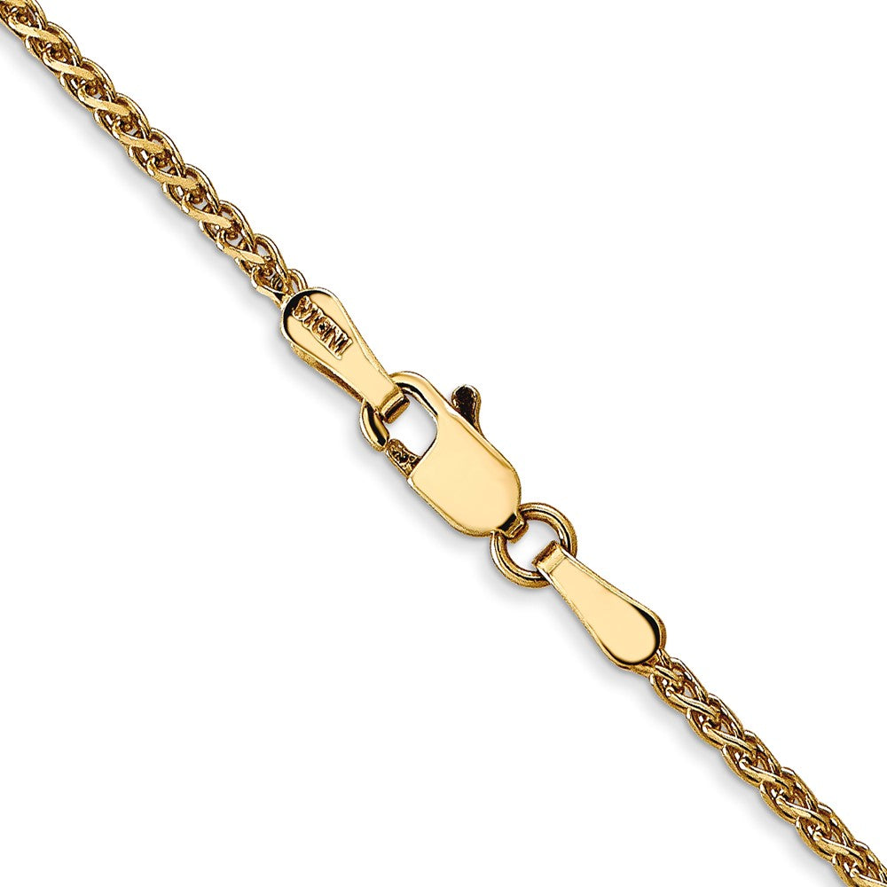 FJC Finejewelers 14 kt Yellow Gold Bright Cut Spiga Chain 26 Inches x 1.7 mm
