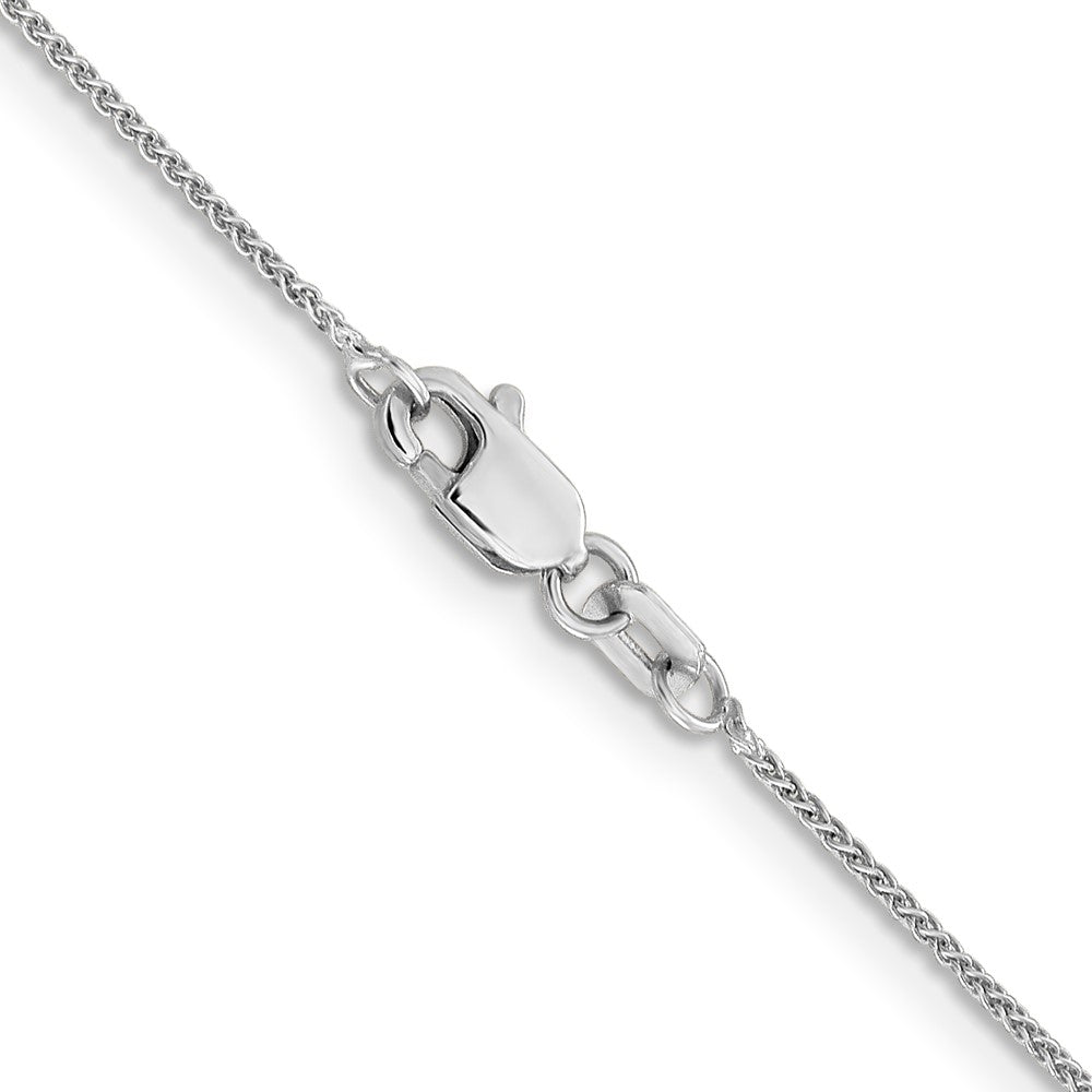 FJC Finejewelers 14 kt White Gold Spiga with Lobster Clasp Chain 26 Inches x 0.85 mm