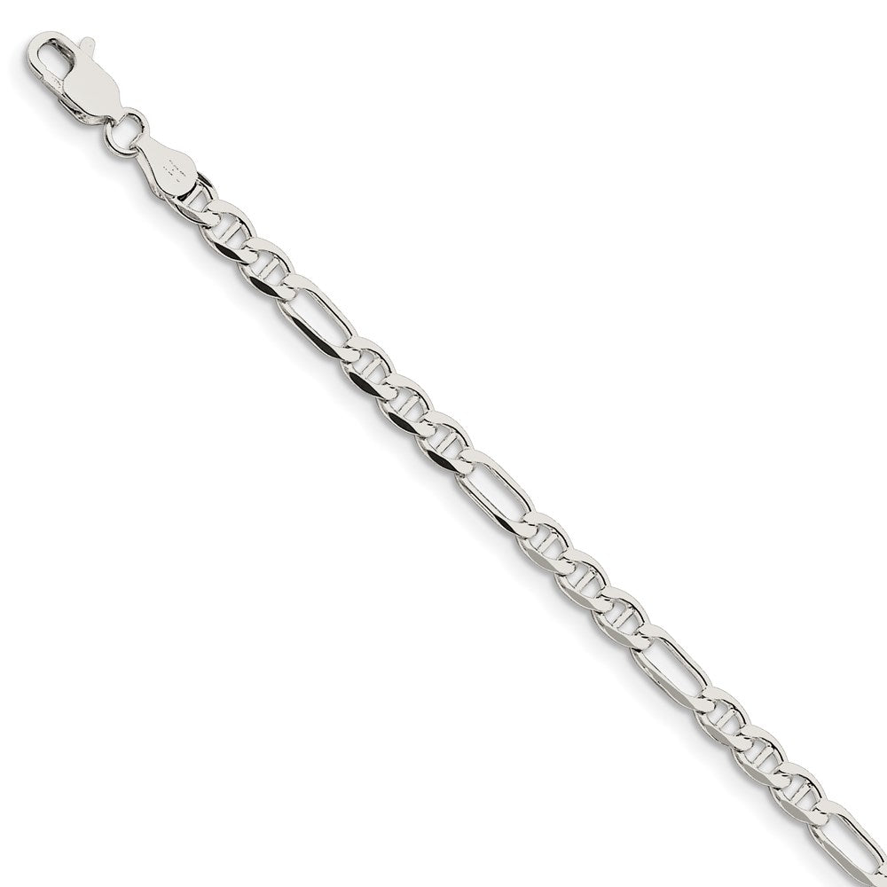 FJC Finejewelers 925 Sterling Silver Figaro Anchor Bracelet Chain 7 Inches x 3.75 mm