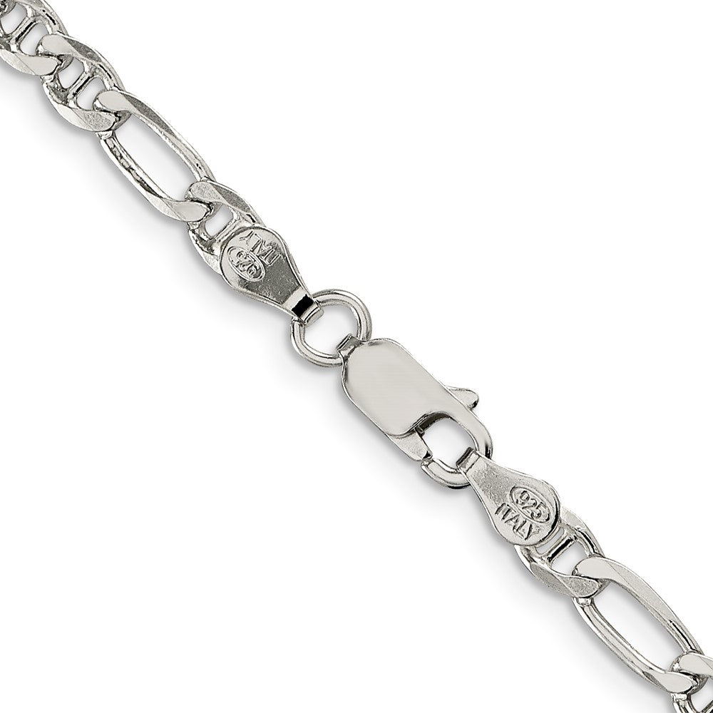 FJC Finejewelers 925 Sterling Silver Figaro Anchor Bracelet Chain 8 Inches x 3.75 mm