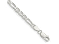 FJC Finejewelers 925 Sterling Silver Figaro Anchor Bracelet Chain 8 Inches x 3.75 mm
