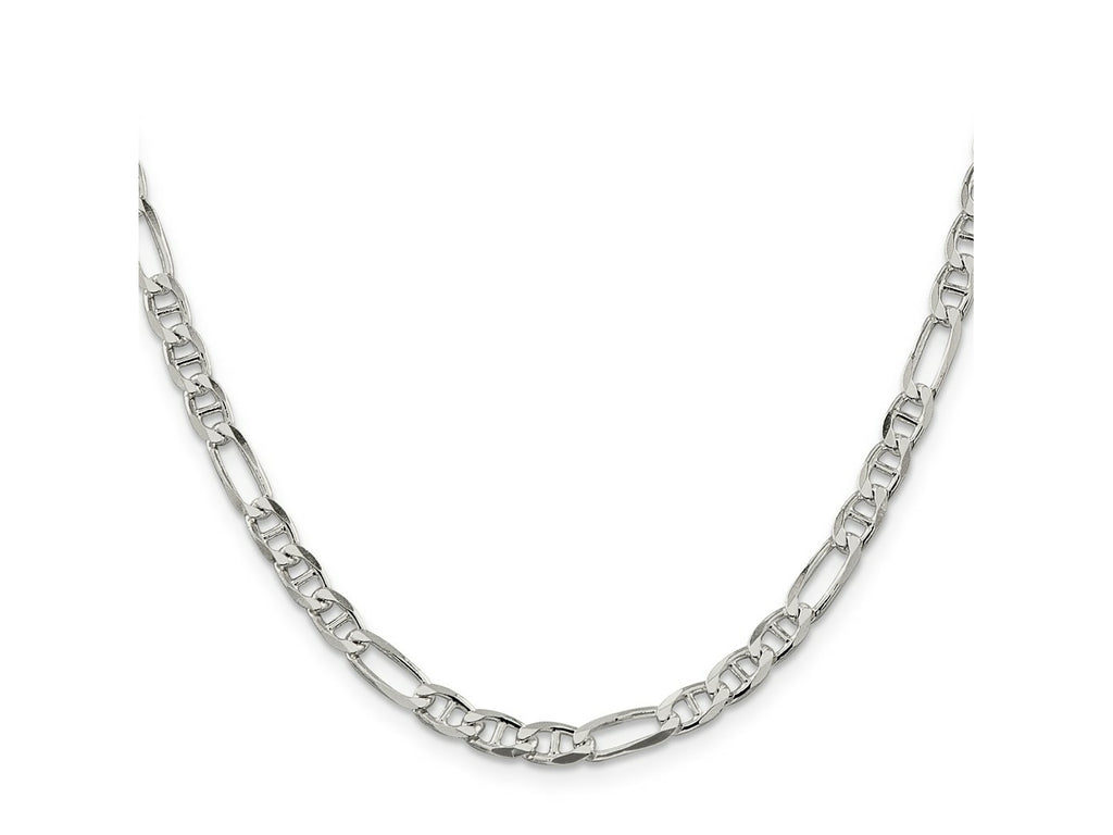FJC Finejewelers 925 Sterling Silver Figaro Anchor Chain 18 Inches x 4.5 mm